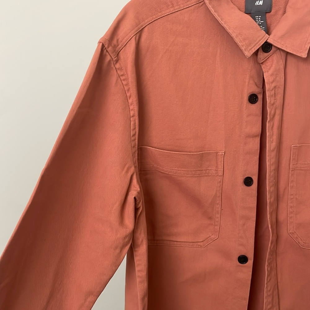 H&M Burnt Orange Casual Button Down